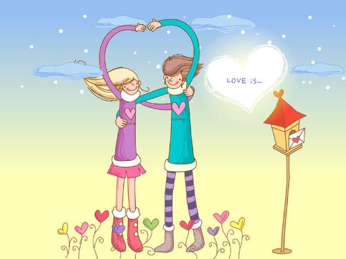 love - we are happy couple