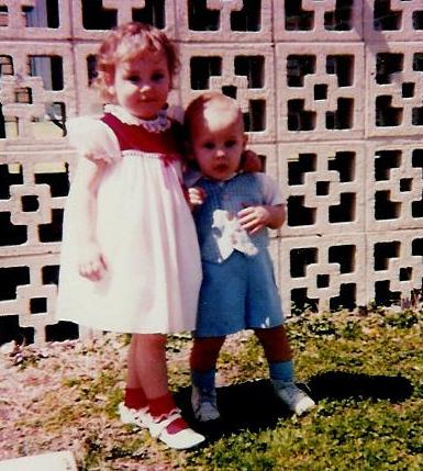 children - These are my children when they were about 18 months and almost 3 years old. They are now grown and they are 25 and 27... I think they are still cute!