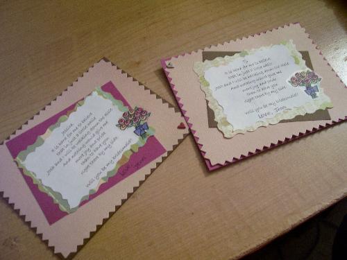 Cards - Cards asking people to be in my wedding party!