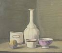 Skincare products - This is a beautiful painting with nice pots and containers for beauty treatment.