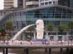 Singapore - This is a picture of singapore showing a merlion and merlion sort of represents singapore's prosperity and harmony.