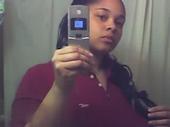 just me - just a pic of me in the mirror playin wit my razor phone.