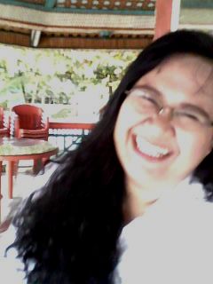 a happy me - a stolen shot by hubby in a wedding reception
