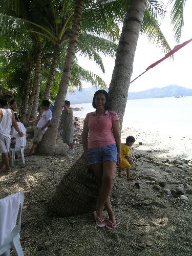 the coconut tree :) - i just love the coconut tree..hahaha!