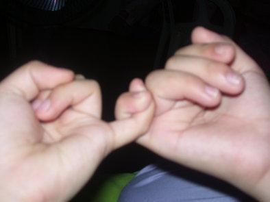 relationship - for better or for worse hand gesture