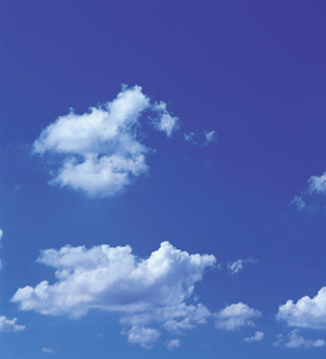 A blue sky - just a picture of a blue sky