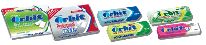 orbit chewing gum - this is wrigley&#039;s orbit chewing gum variety.