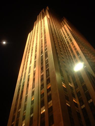 Rockefeller Center - This is the first time I saw this famous building on a cold Christmas night in New York after my picture take at the Huge Christmas tree.
