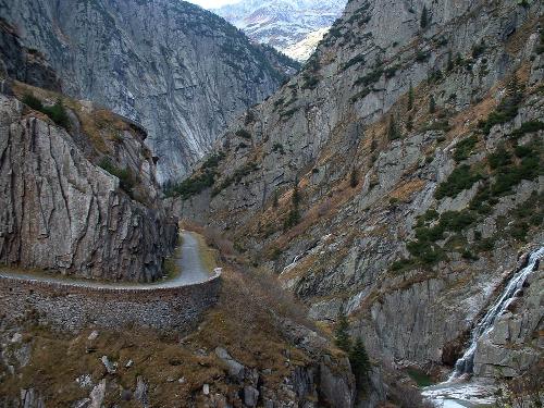 Swiss Rocky Mountains - This was a very tricky and winding road. I forgot the name of this place but it was sure beautiful.
