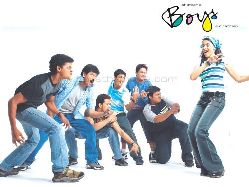 Boys - Boys,a tamil film,directed by shankar.I like it very much.It's main attraction is it's music by the one and only ar rahman...