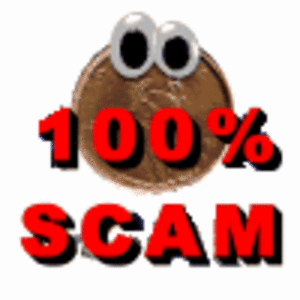 Scam alert - this picture is telling us to keep eye on scams otherwise there is 100% chance of getting scammed.