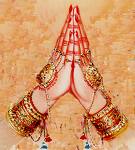 Namaste - Hindu way of greeting others.