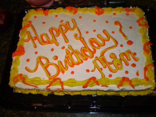 Birthday Cake - Happy Birthday Mom