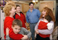 Step Families  - Step families enjoying diner together