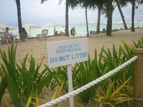 Boracay Signage - Please read this