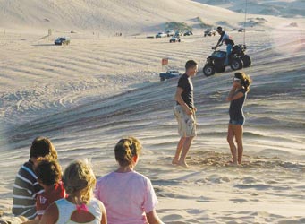 silver lake sand dunes - this is on there official site, not a picture that I have taken myself. 