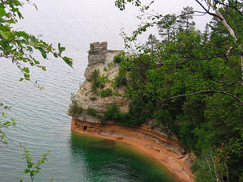 Miners Castle - this is one of the sections named "pictured rocks" 