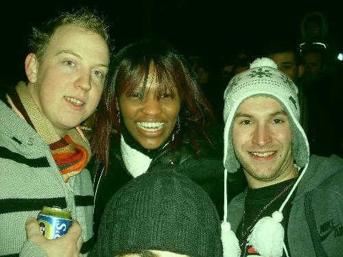 James, me and Kevin - Enjoying the last day of 2008 at London Eye, in Waterloo, UK.