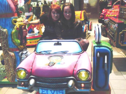 Friends - Me and my best friend in shopping centre.