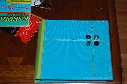 Recipe Book - Homemade recipe book using a photo album. Recipe Book - Homemade recipe book using a photo album.