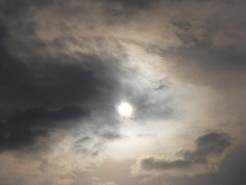Moon in the daylight - I took this of the moon about 7 o'clock in the morning