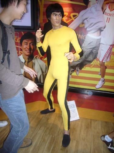 Bruce Lee - The Bruce Lee wax statue in the Peak of Hong Kong
