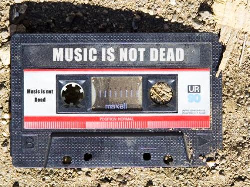 music is not dead - music is not dead cassette found buried in sand