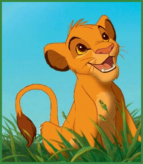 Little Simba - I loved the young simba.