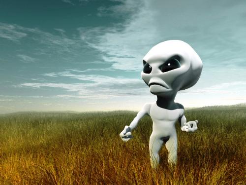 Alien Landing - Aliens Landing on Earth