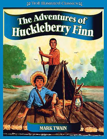 the adventures of huckleberry finn - This is the cover of the book : the adventures of huckleberry finn