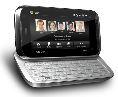 HTC Touch Pro 2 - HTC Touch Pro 2! Big screen, intuitive touch screen. And the Touch Pro 2 has a pretty big QWERTY to boot!