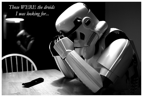 droids - try explaining that to vader..