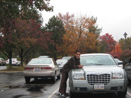 Parking lot - This is me when I was in Ohio University.