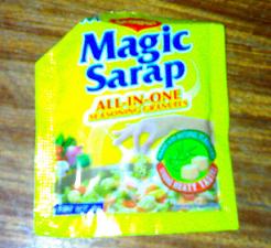 magic sarap seasoning - Its a food seasoning product here in our country.