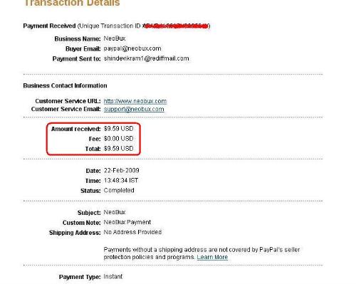 my neobux seventh payment - my neobux seventh payment proof.