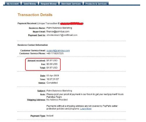 my palmbux payment - my palmbux payment proof.