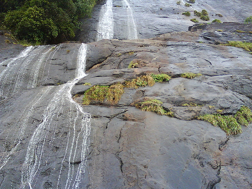 kerala - this photo was taken at a waterfall in kerala. don't remember the name of the waterfall :P