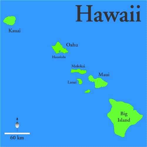 Hawaiian Islands - This is my island home.