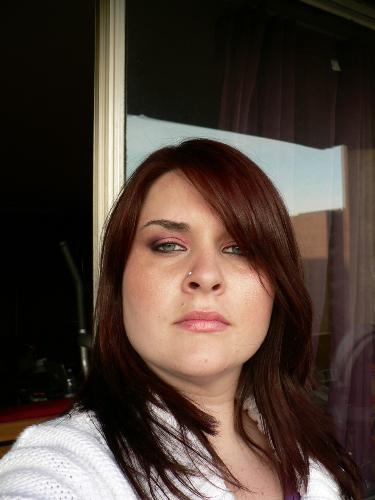 Me, after my first MAC appt - me, on the balcony after the MAC MA had her way with me.