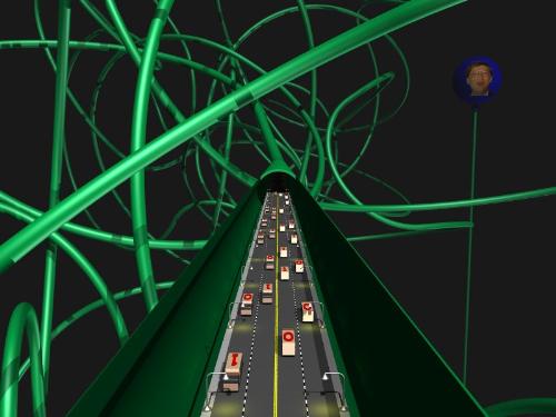 The internet highway - This is the information superhighway. Don't get lost!