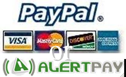 alert pay or paypal - of course, i choose paypal.