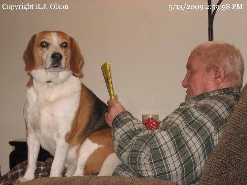 2 Old Coots - Hahaha! Buster and dad being lazy as usual. 2 Old Coots - Hahaha! Buster and dad being lazy as usual.