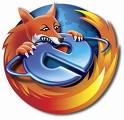 Is Firefox better than Internet Explorer? - a picture of firefox eating ie logo.