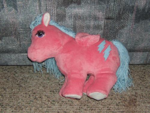My Stuffed Pony - This is the plush My Little Pony that I made from a pattern.