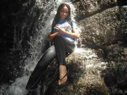 meh.. - This was one of solo pictures taken in the falls of Danipas located in Bislig City...