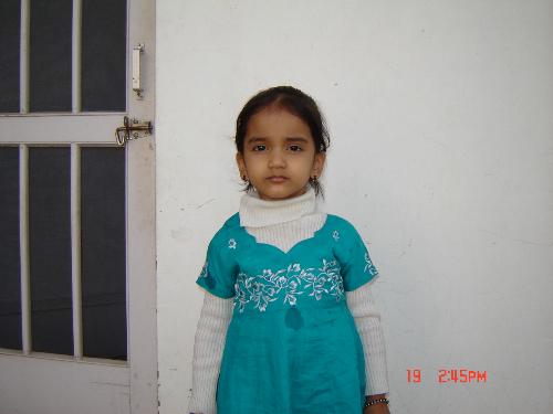 my daughter - she is just 3.8 years of age and very keen to ask questions