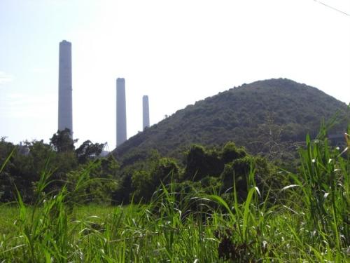 Lamma Island - This is the photo of the most famous landmark of Lamma Island, the three long chimney