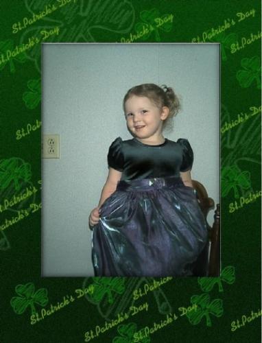 my little girl - this is my little girl at the age of 21/2 all dress up for her daddy