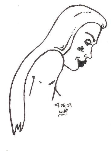 Woman Skecth - Little sketch from a pic that i saw at net