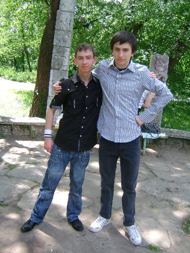 Me and Classmate - It's me and one of my classmates